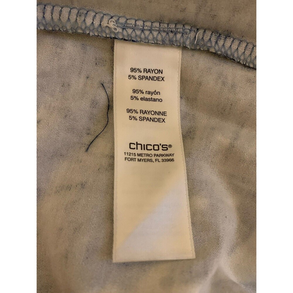 Chicos Size 2 Womens Large Dress Belted Sleeveless Stretch MIDI Please Read - Picture 6 of 8